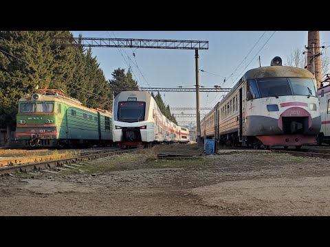 საქართველოს რკინიგზის მატარებლები Trains of the Georgian Railways